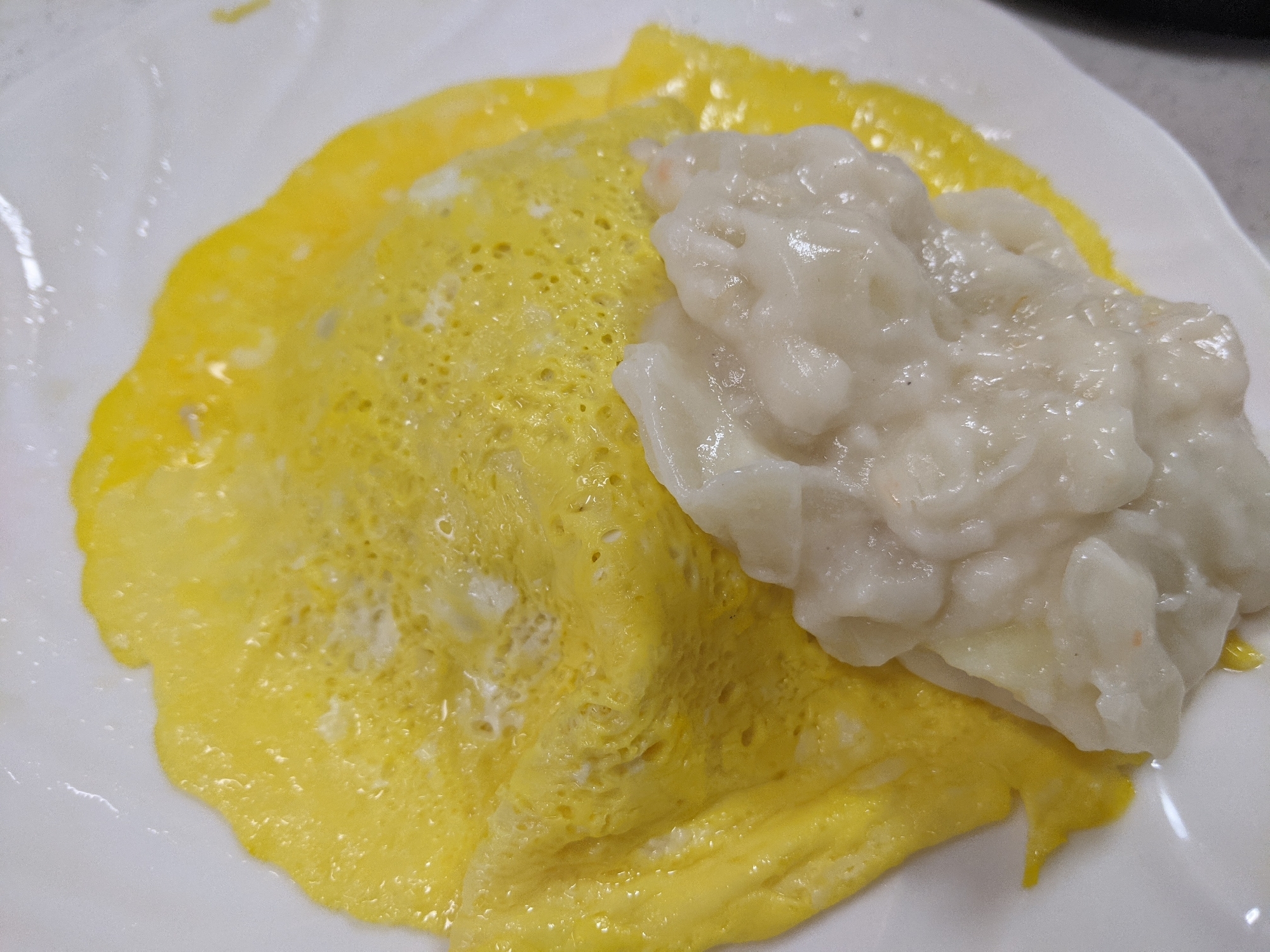 オムライスシチューがけ