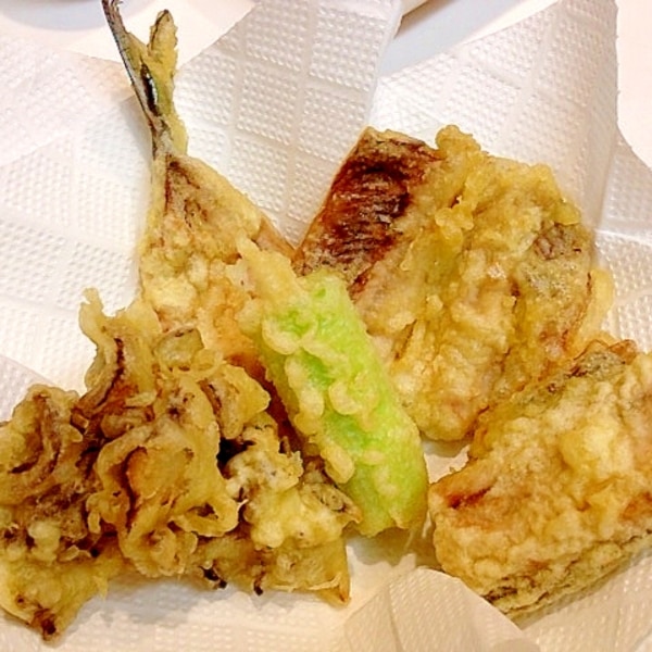さくさくに揚げて 秋刀魚と舞茸の天ぷら レシピ 作り方 By アボカドプリン 楽天レシピ さくさくに揚げて 秋刀魚と舞茸の天ぷら レシピ 作り方 By アボカドプリン 楽天レシピ