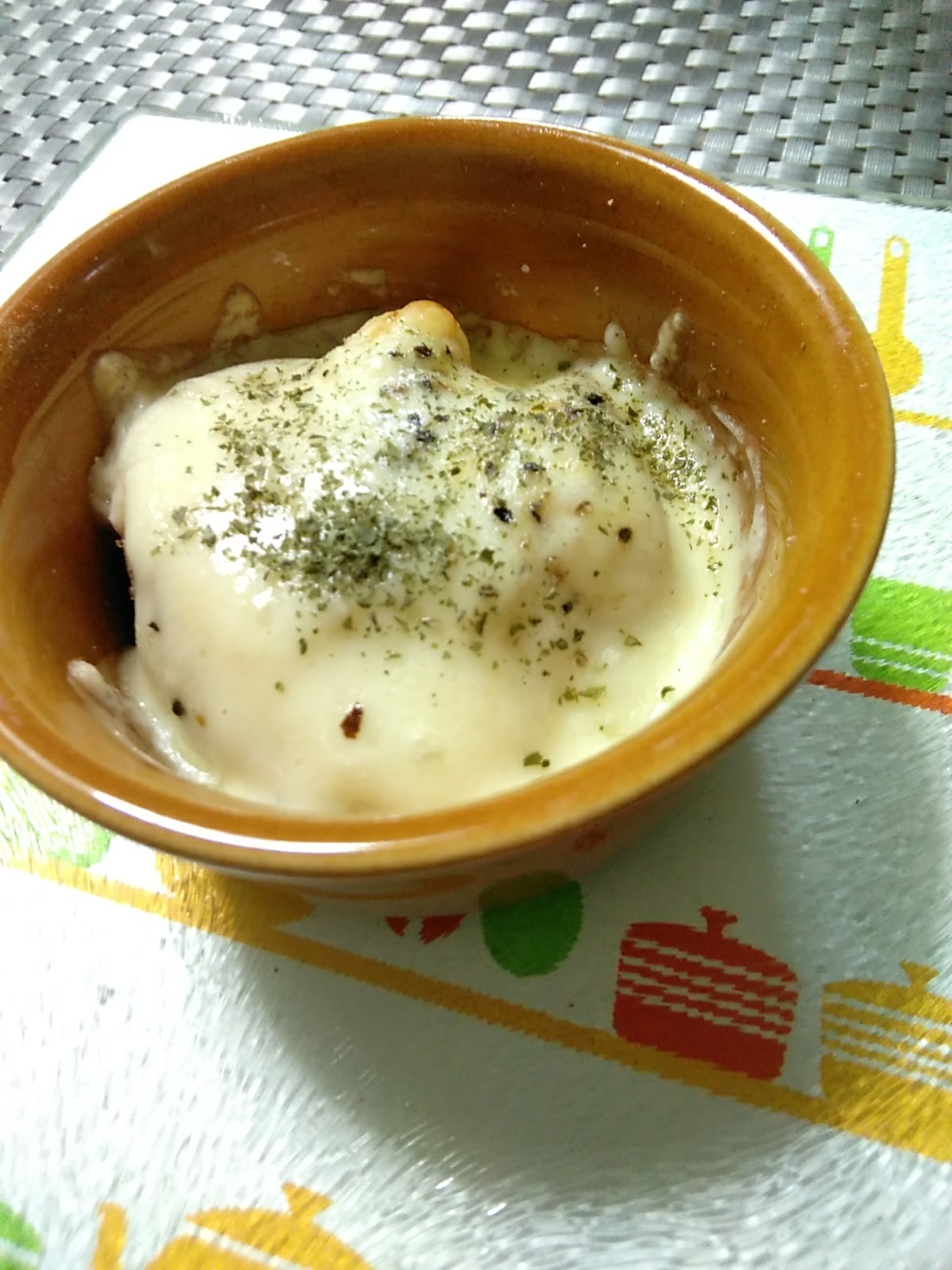 簡単ポテトのタルタルチーズ焼き