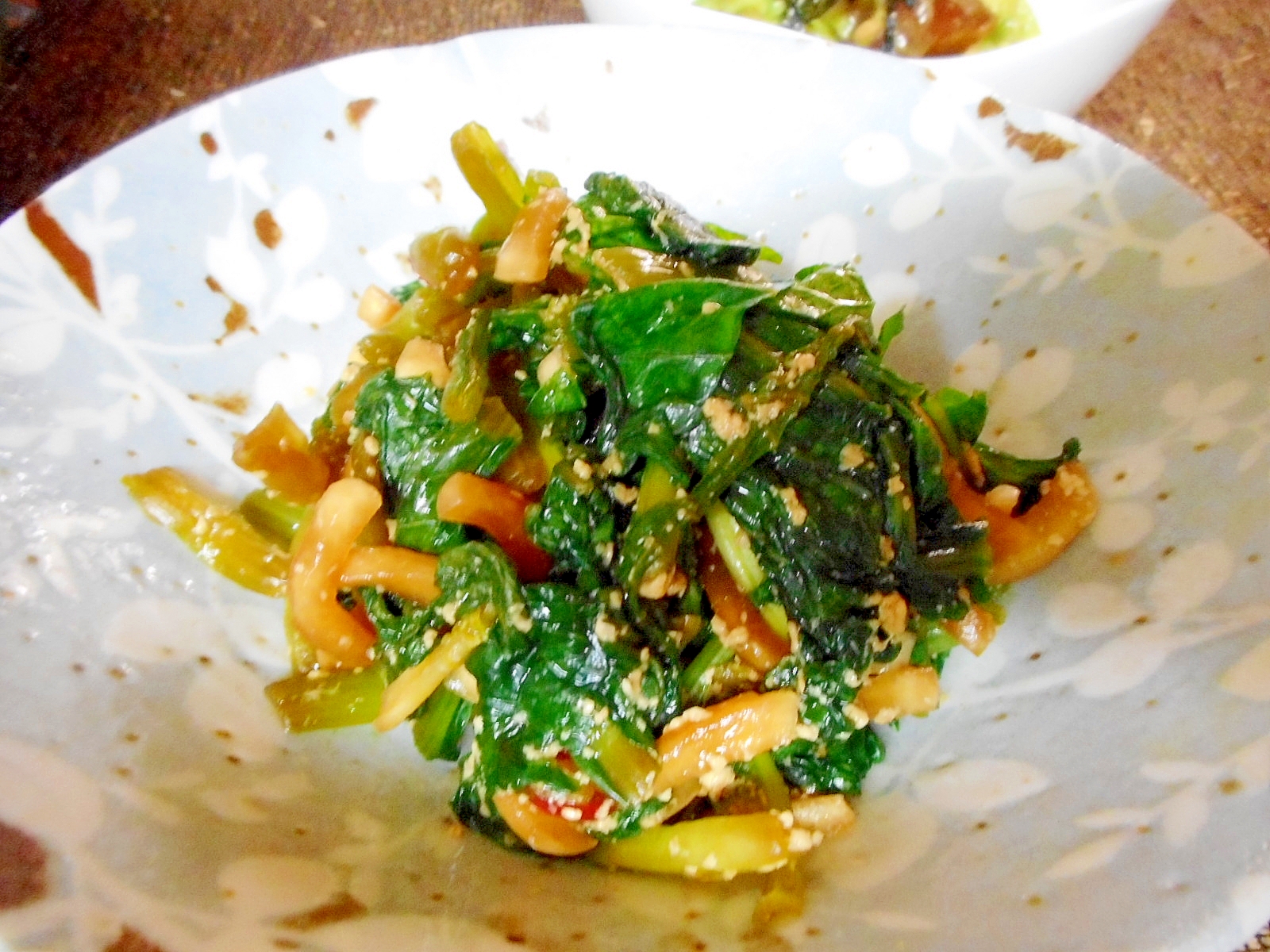 小松菜と大根の醤油麹漬け