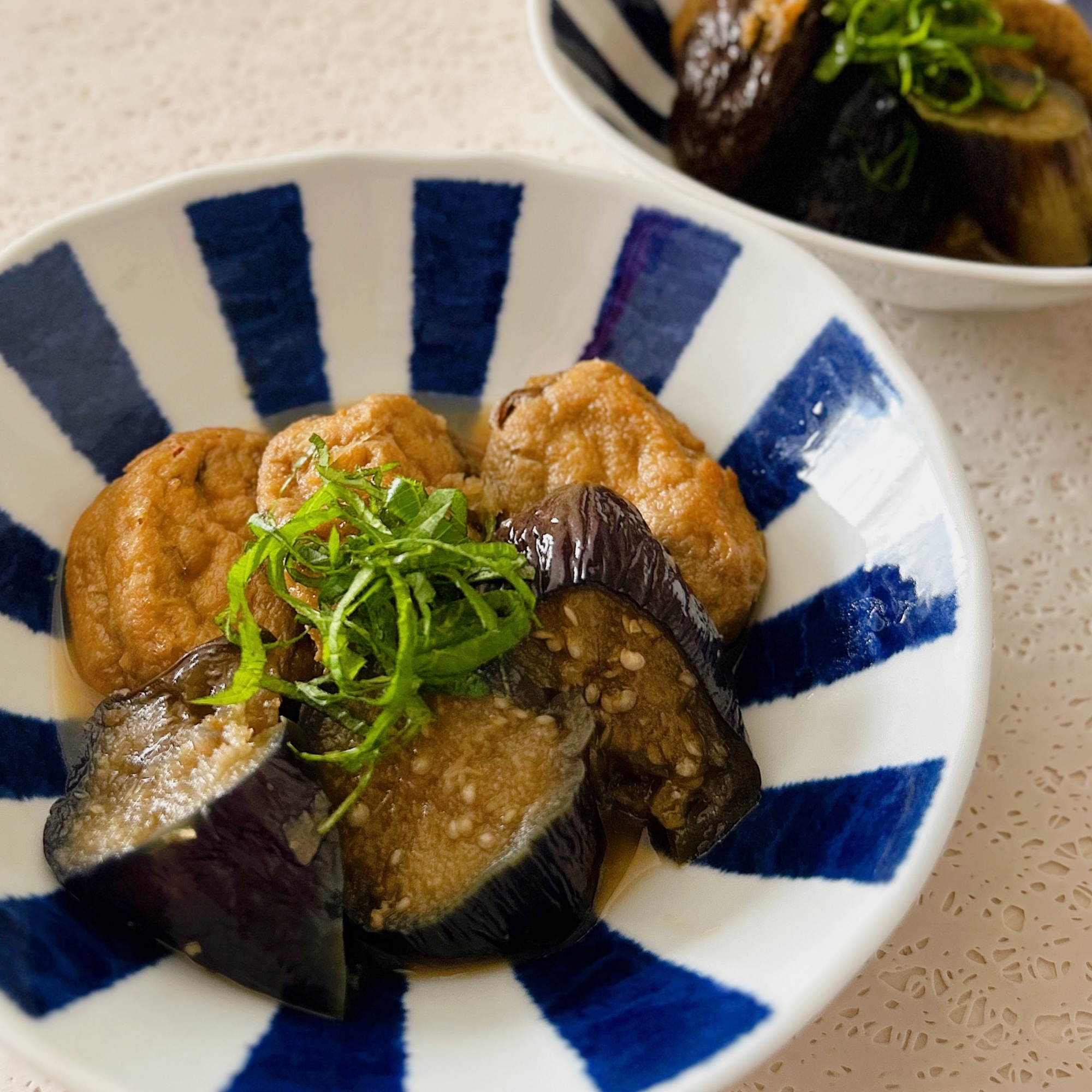 茄子とがんもどきの煮浸し。簡単&煮汁じゅわ〜♩