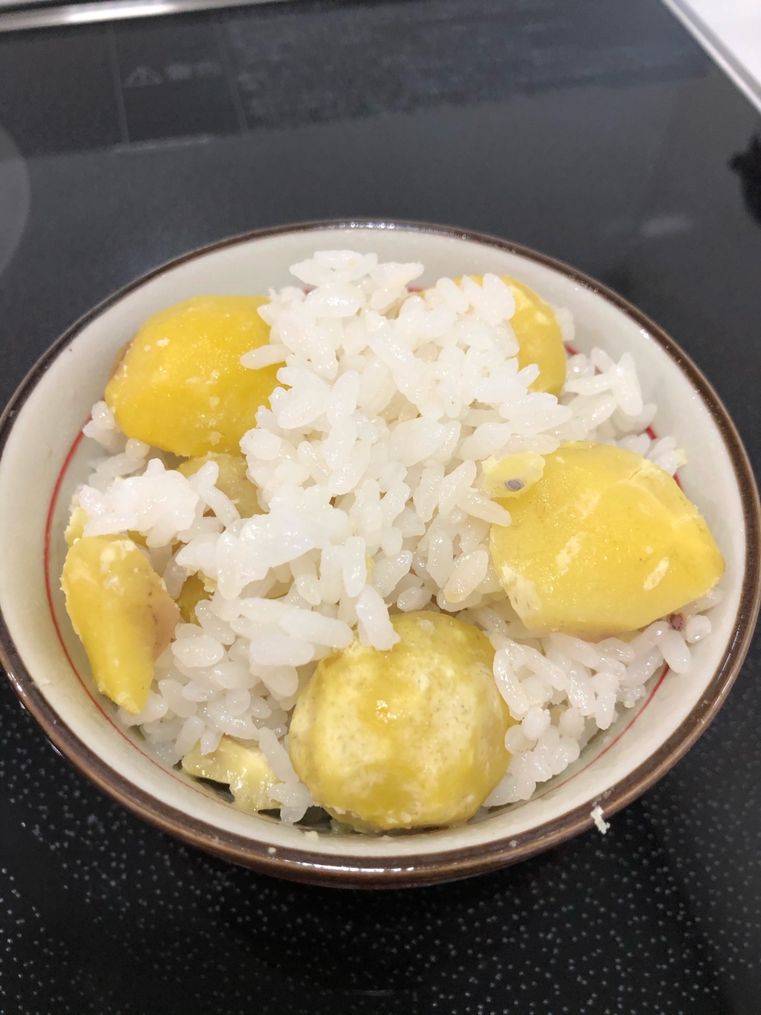 冷凍栗で簡単栗ご飯