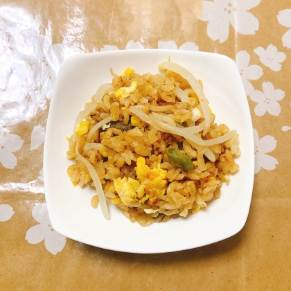 食感がいい！もやし入り炒飯