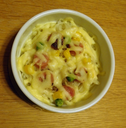 アツアツのチーズと絡めて食べるお素麺、美味しかったです
ご馳走様でした