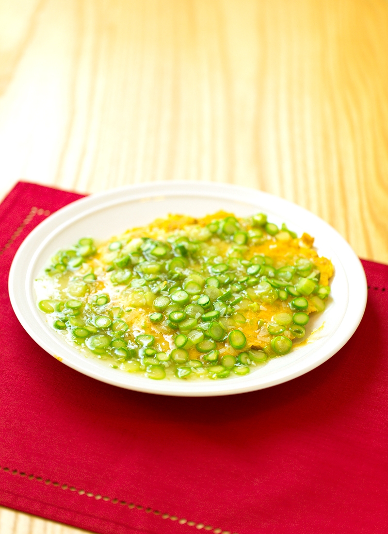 【浜内千波考案】減塩！ごまたま　にんにく風味あん