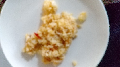 キムチの汁で白菜チャーハン