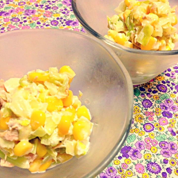 子供用 キャベツツナコーンサラダ レシピ 作り方 By Ponpom1214 楽天レシピ