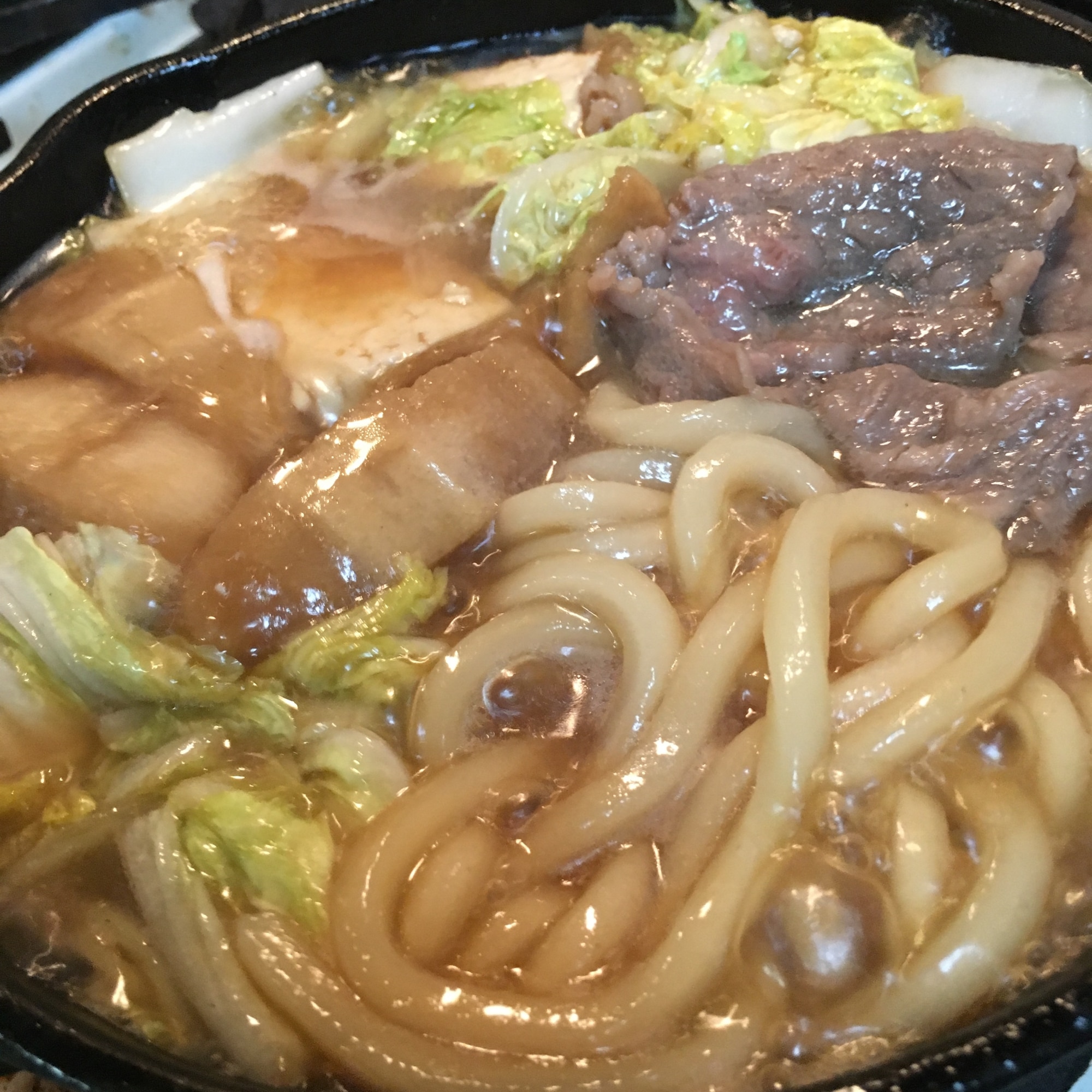 ぎゅう コレクション すき鍋 うどん