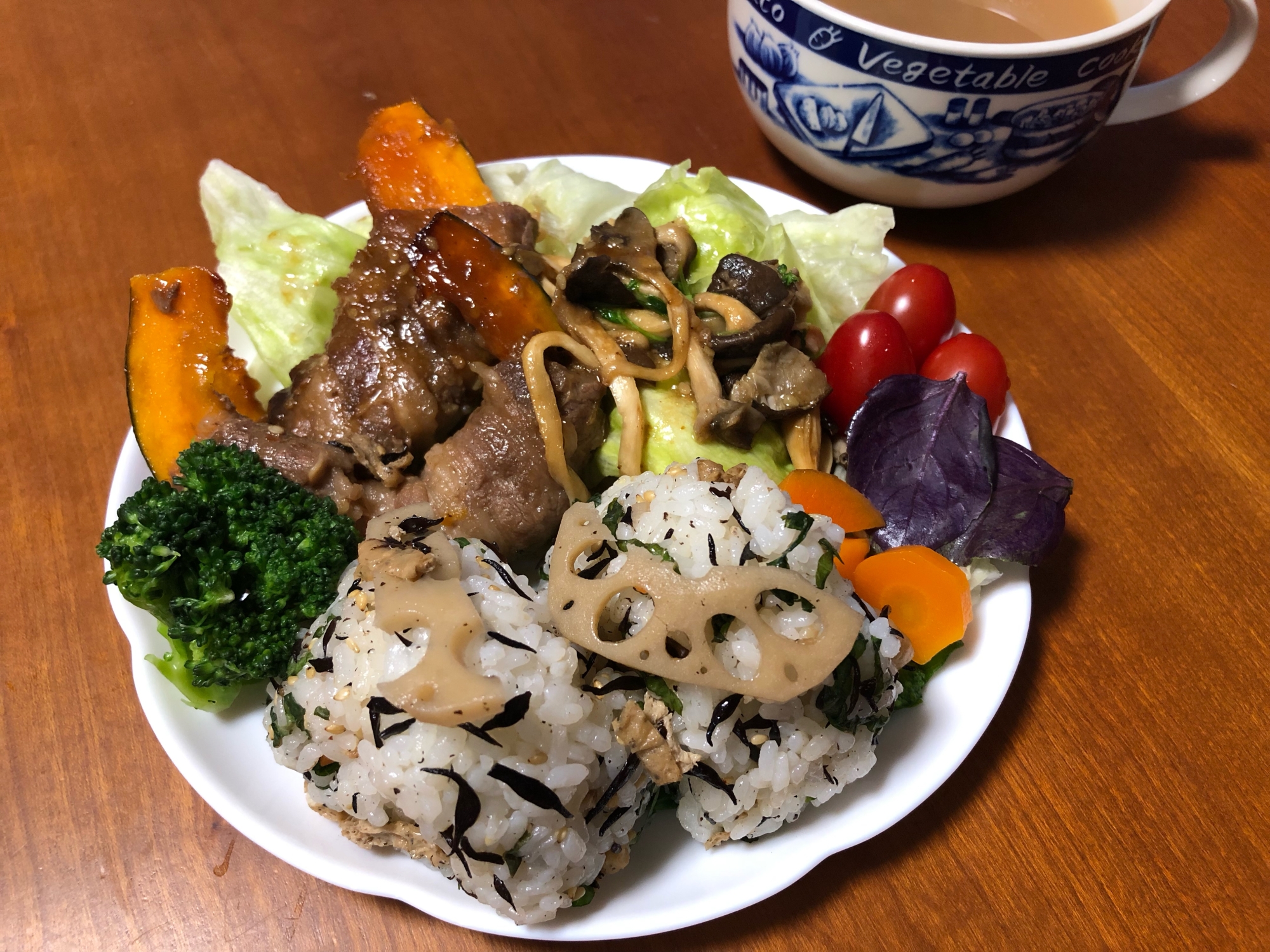 お野菜たっぷりワンプレートランチ