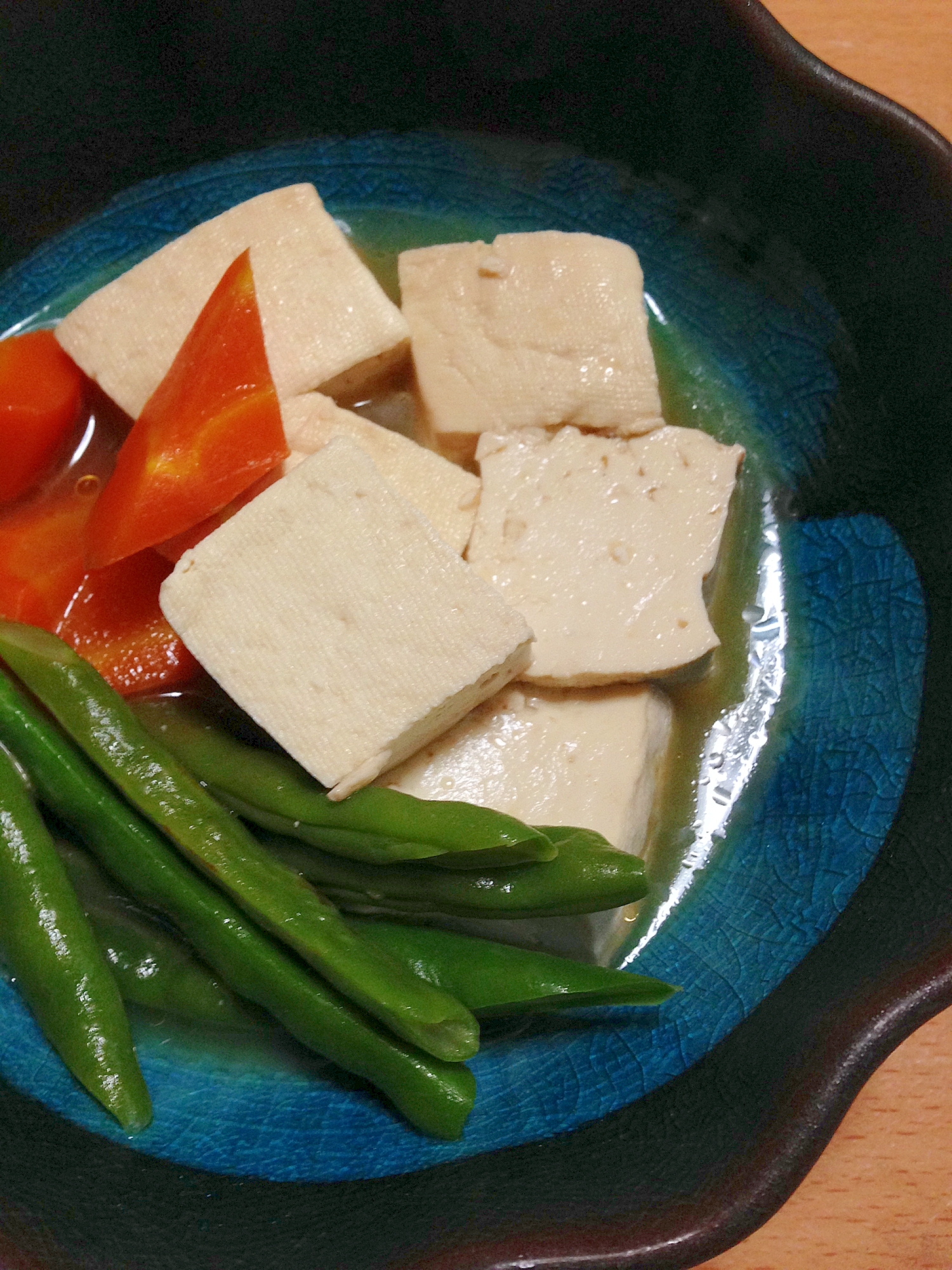 お腹にやさしい◎豆腐と野菜の煮物（ゴマ風味）