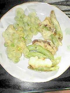 エンドウ豆の天ぷら2種です レシピ 作り方 By Mak7 楽天レシピ