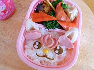 本日ののちゃんお弁当(11)スイートプリキュア♪ハミィ