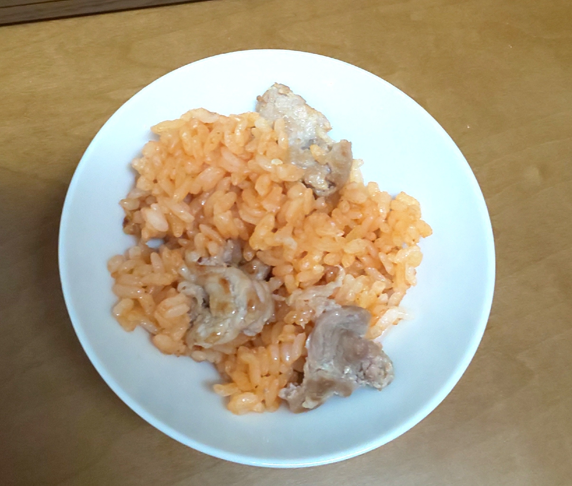 豚肉のケチャップライス