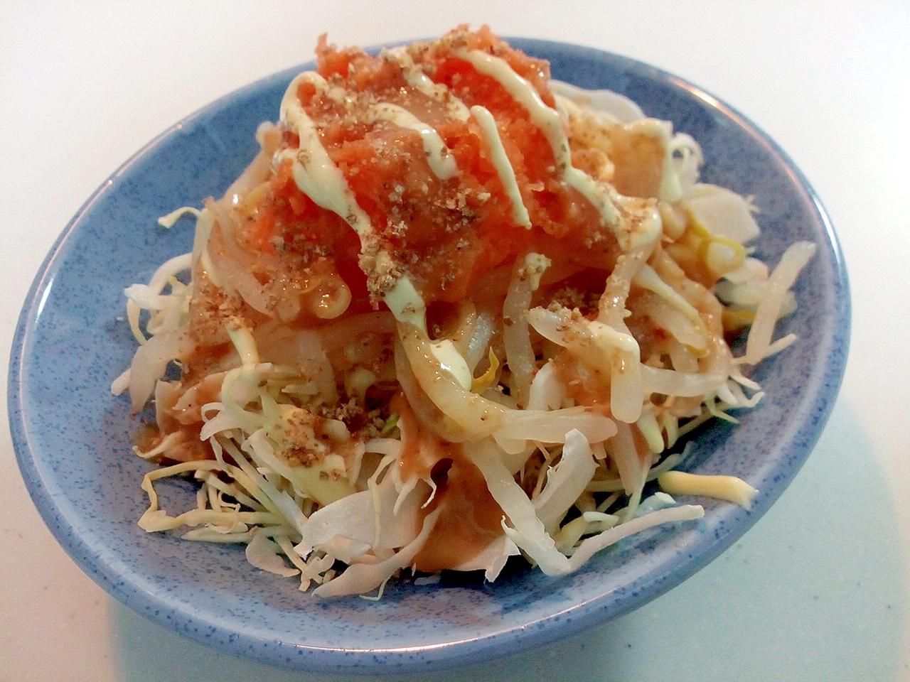ごま香る　キャベツともやしと人参のサラダ