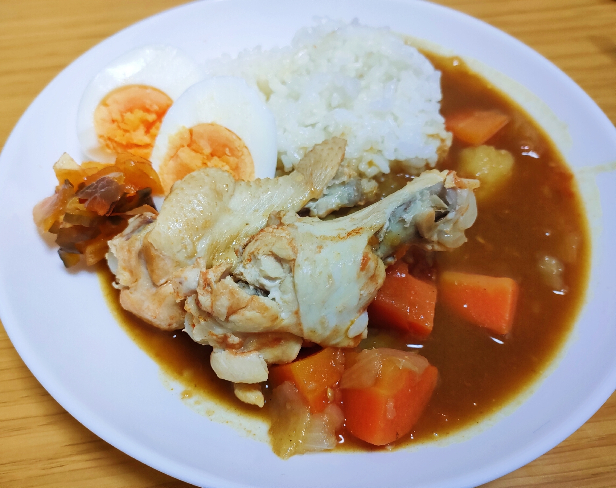 電気圧力鍋で手羽元カレー