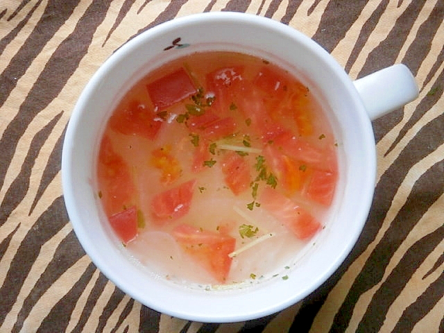 トマトの豆乳スープ