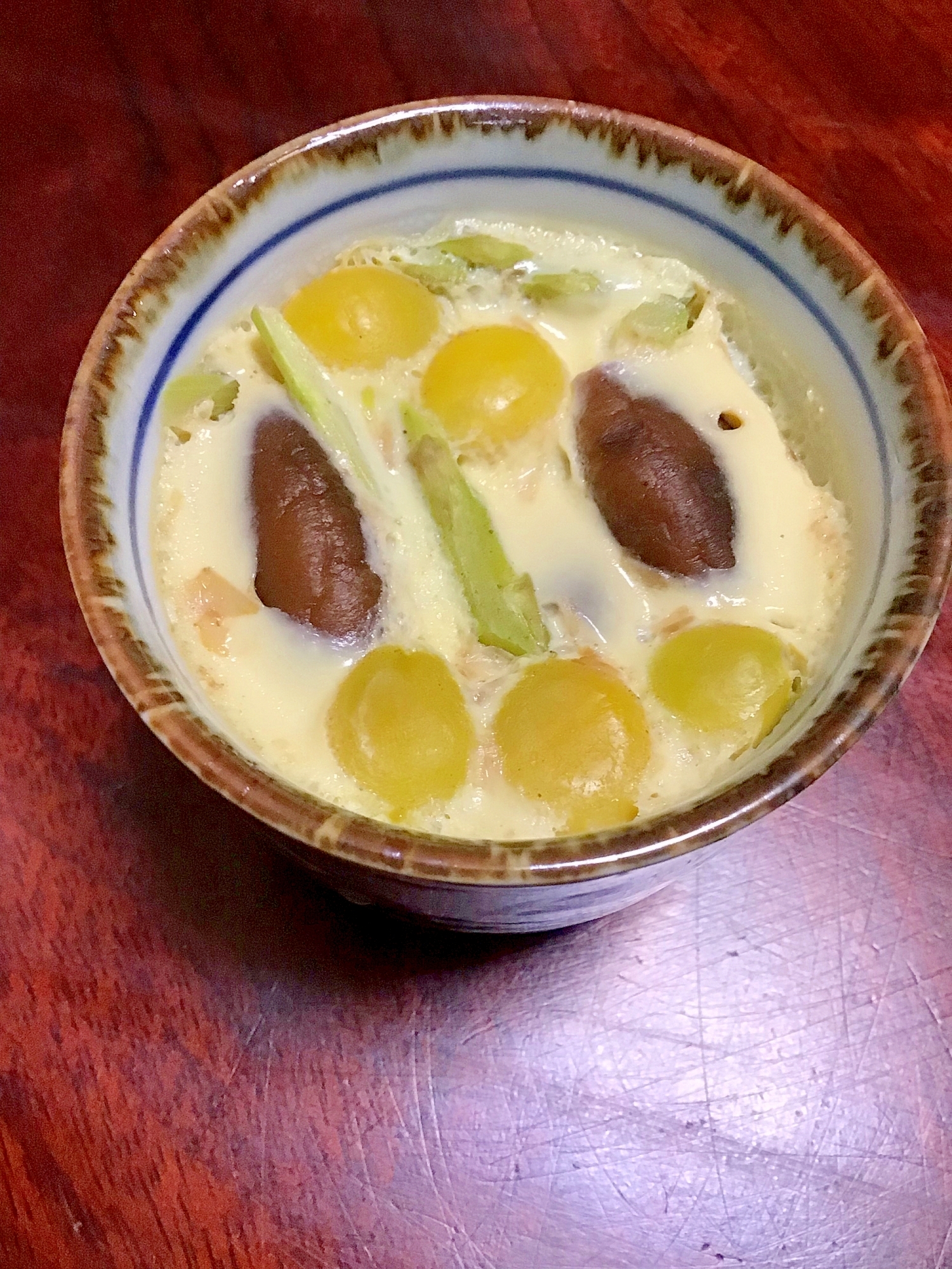 カツオ節でより香る茶わん蒸し。