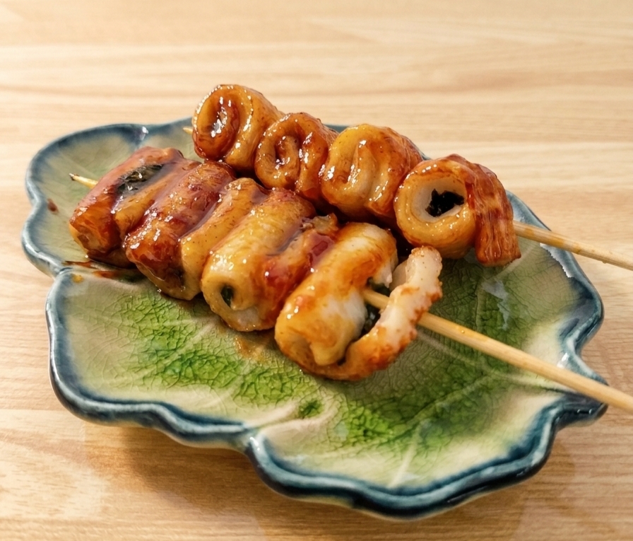 大葉香る【ちくわのしそ巻き串】