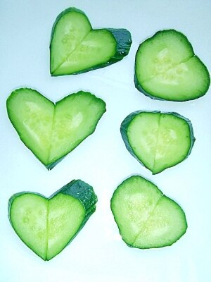 ときめきハート形キュウリ レシピ 作り方 By Iihi009 楽天レシピ ときめきハート形キュウリ レシピ 作り方 By Iihi009 楽天レシピ