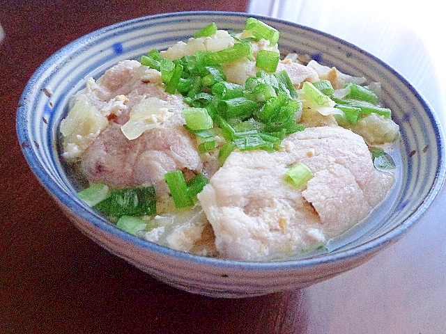 がっつり系喜ぶ♡肉巻き餃子うどん