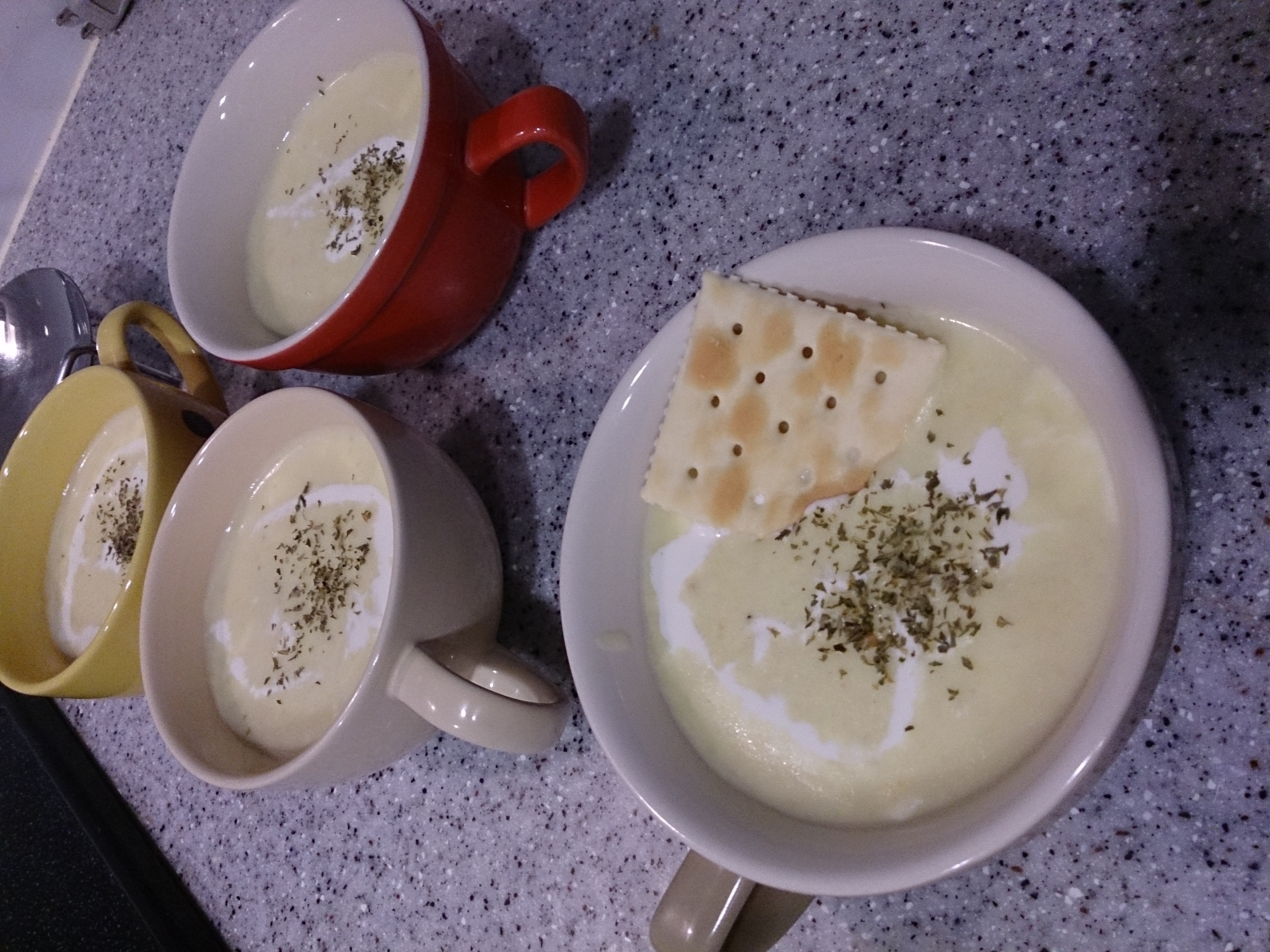 芋掘り後のサツマイモで サツマイモのポタージュ レシピ 作り方 By ヒサえもんネオ 楽天レシピ