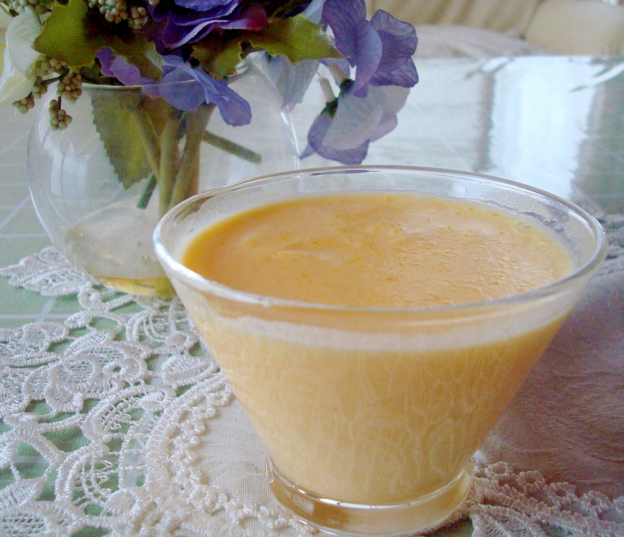 お手軽かぼちゃプリン♥生クリーム&ミキサーなし!