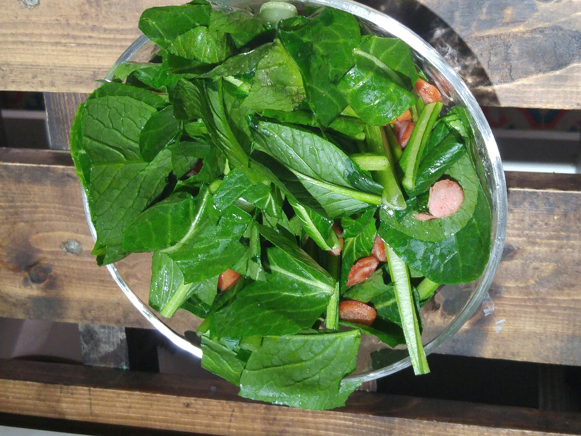 カルシウムたっぷり生で食べる小松菜 レシピ 作り方 By 松も1114 楽天レシピ カルシウムたっぷり生で食べる小松菜 レシピ 作り方 By 松も1114 楽天レシピ