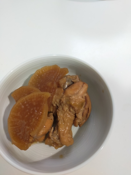 ☆やわらか美味しい☆大根と鶏手羽元の甘辛煮