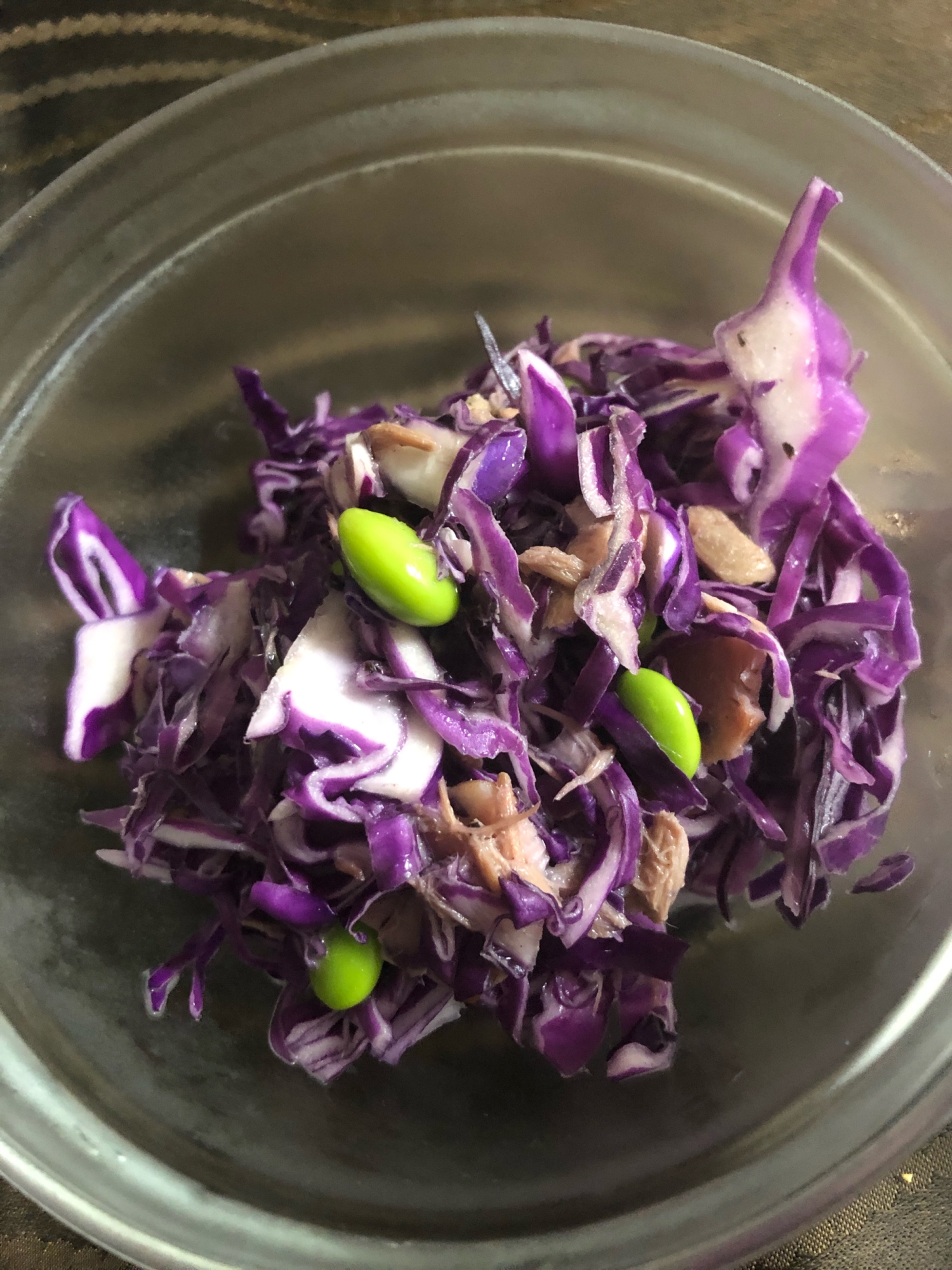 deli風紫キャベツとツナのサラダ