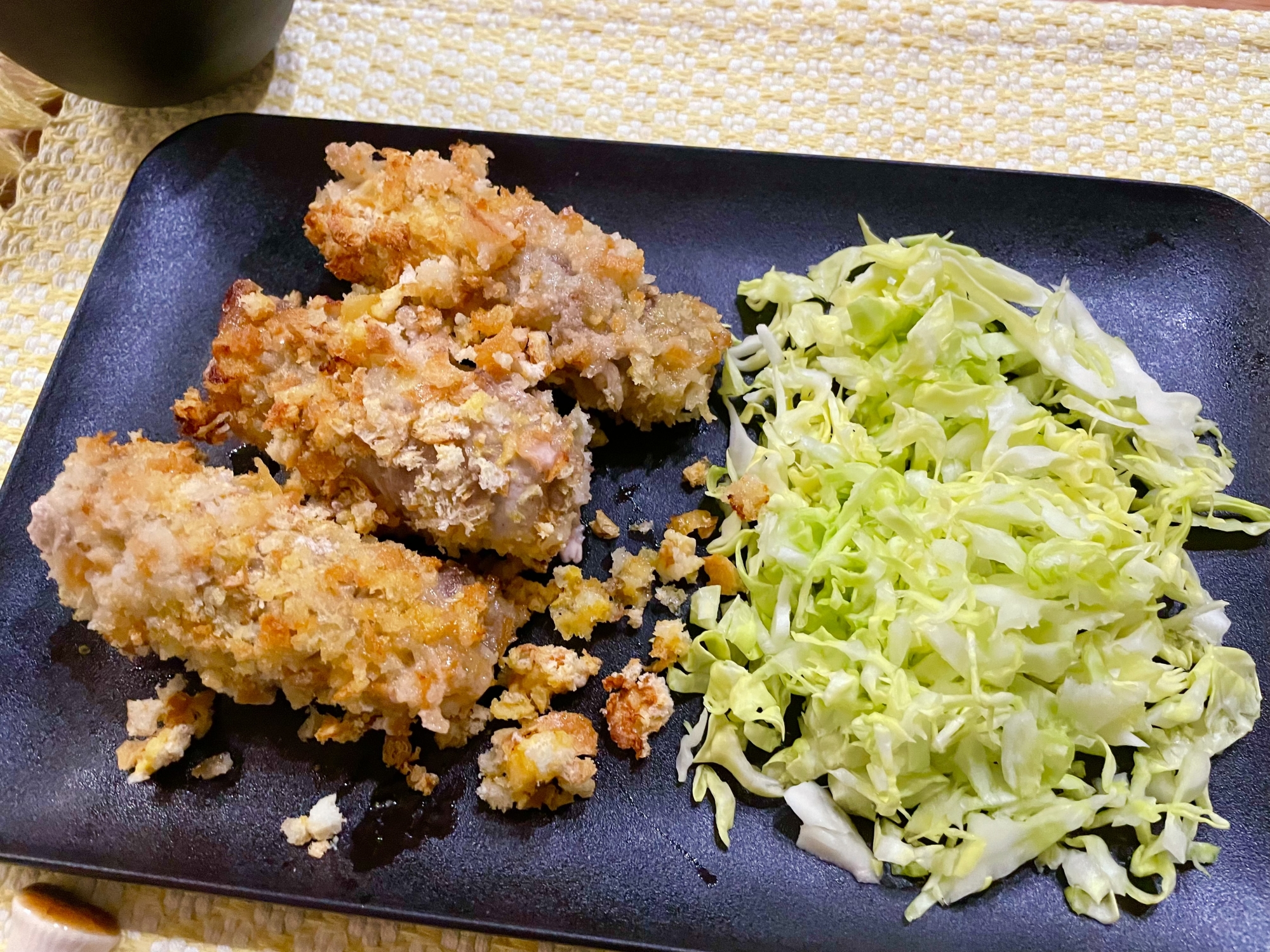 ノンフライヤーde☆衣ザックザク豚しそロ〜ル‼️
