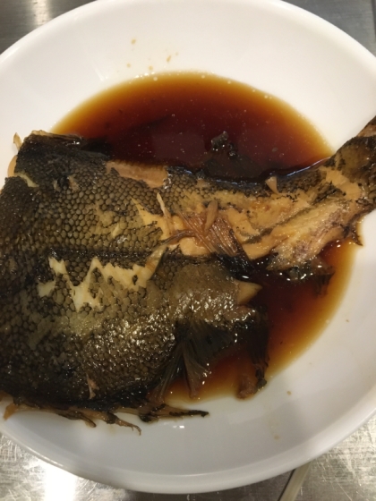 冷凍魚で！　　「黒カレイの生姜煮」　　♪♪