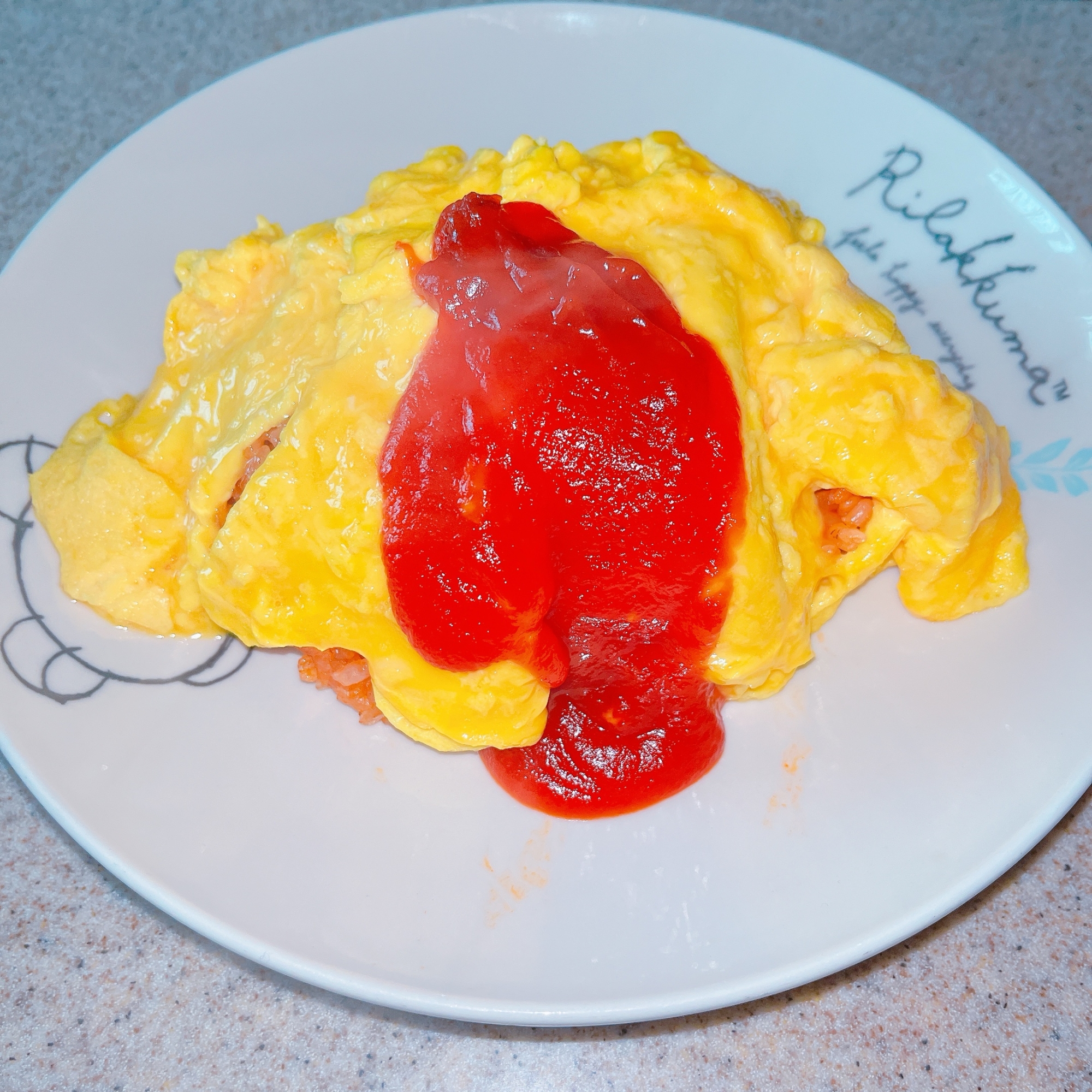 冷めても美味しい￤オムライス￤簡単￤とろふわ卵