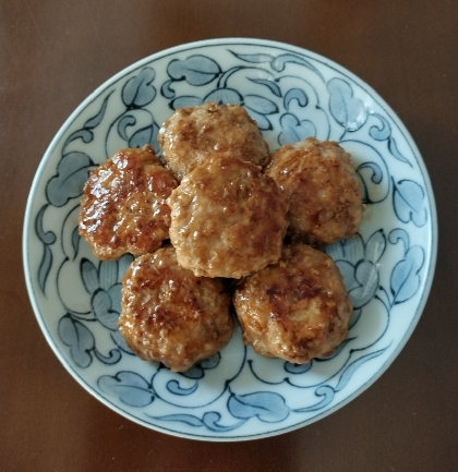 豚ひき肉で作る、照り焼き風つくね！