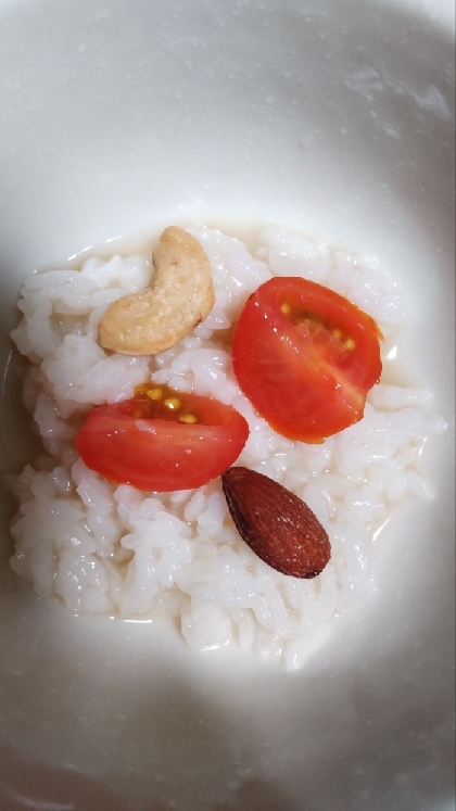 トマトナッツ入りおじや♪