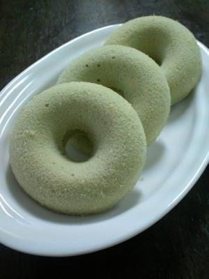 アレルギーっ子も一緒に食べられる♪鶯色焼きドーナツ