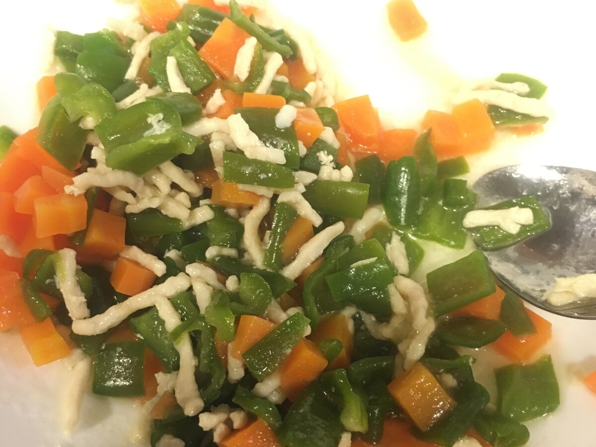 離乳食後期 ピーマンとにんじんのそぼろ煮 レシピ 作り方 By ズボラでもおいしいごはんが食べたい 楽天レシピ 離乳食後期 ピーマンとにんじんのそぼろ煮 レシピ 作り方 By ズボラでもおいしいごはんが食べたい 楽天レシピ