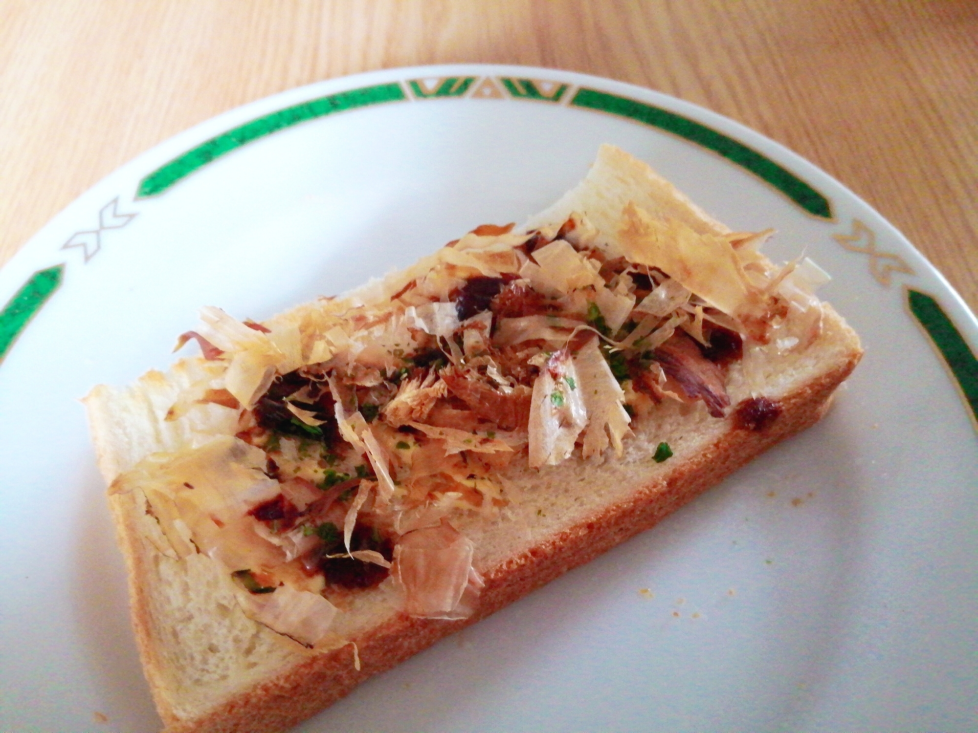 簡単☆お好み焼き風トースト