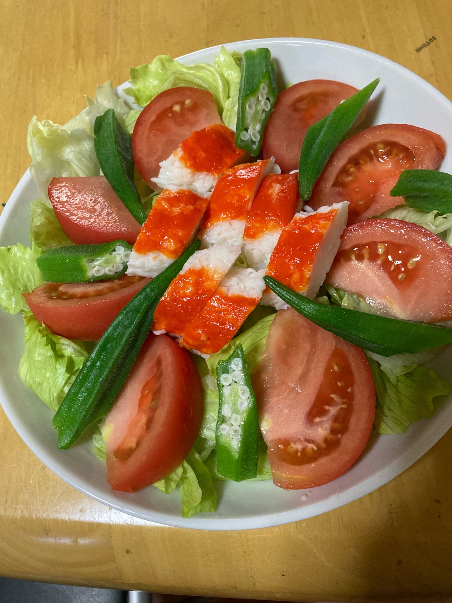 したらばと野菜のサラダ