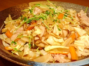 肉野菜炒め ウェイパーで手軽に レシピ 作り方 By えだまめ大好き 楽天レシピ