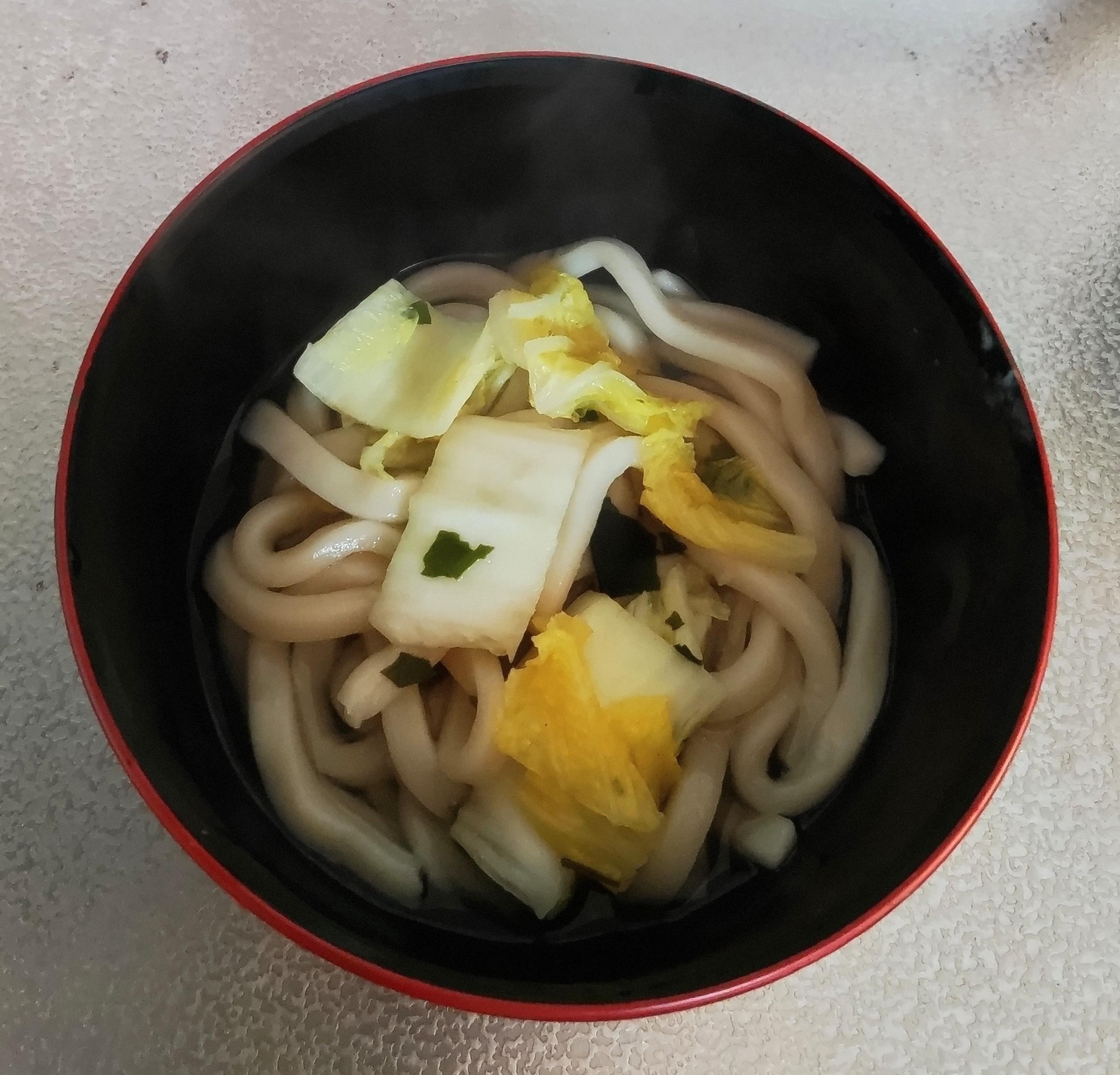 白菜のうどん