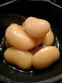 圧力鍋を使って白花豆の甘煮♪