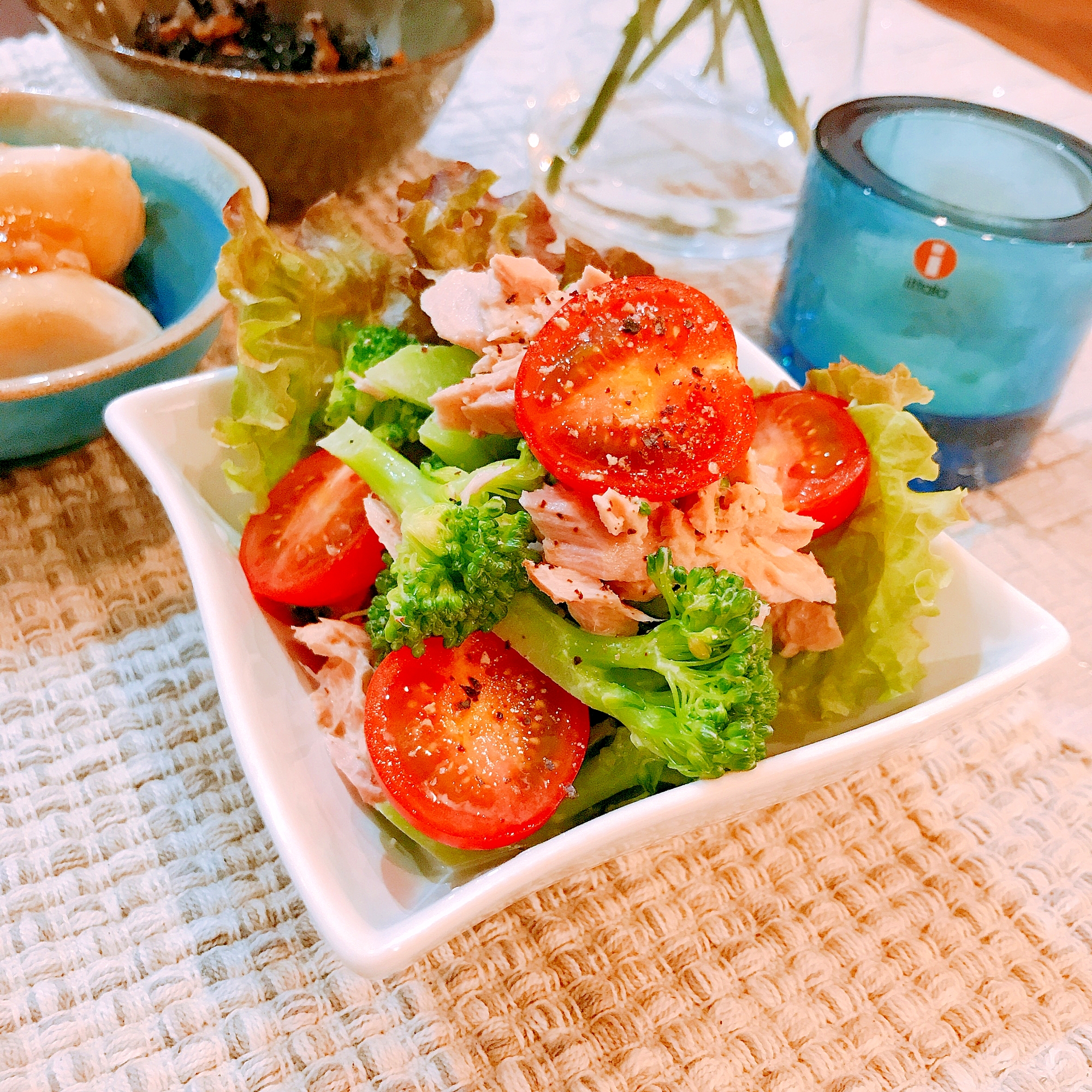 ブロッコリーとミニトマトのツナサラダ☆