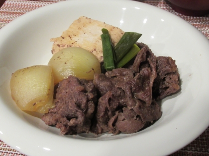 牛肉と豆腐の煮物