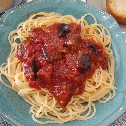 なすのアラビアータ♪