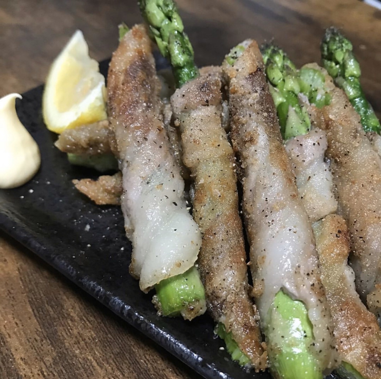 【夏野菜】豚バラ肉でアスパラロール