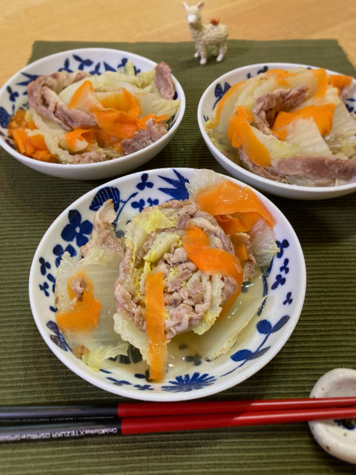 さっぱり簡単☆白菜と豚バラ肉のミルフィーユ煮❣️