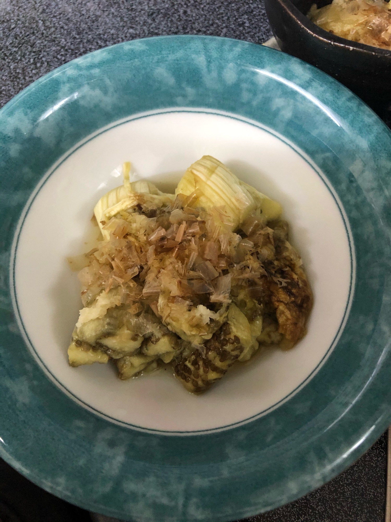 新生姜で食べる焼きなす