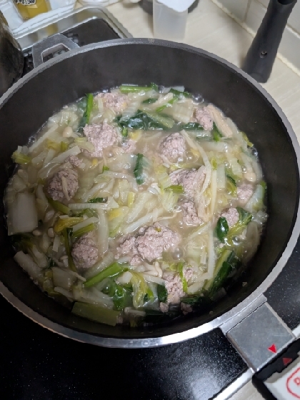 白菜と肉団子のトロトロ煮♪