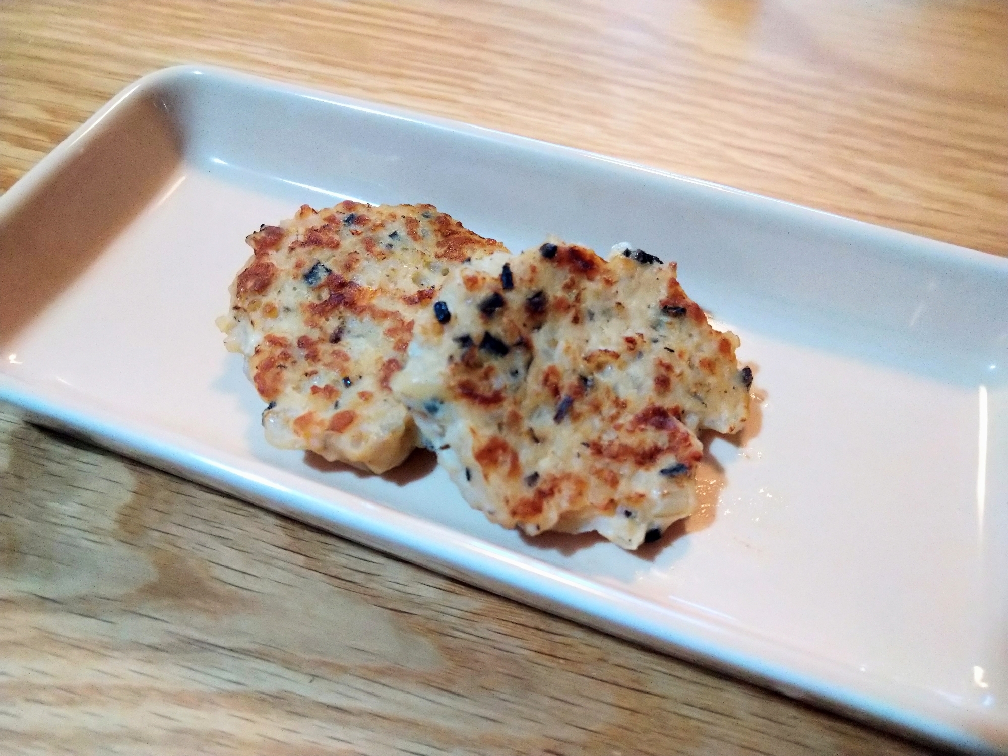 離乳食 後期 鶏と豆腐のハンバーグ レシピ 作り方 By ゆきむ59 楽天レシピ