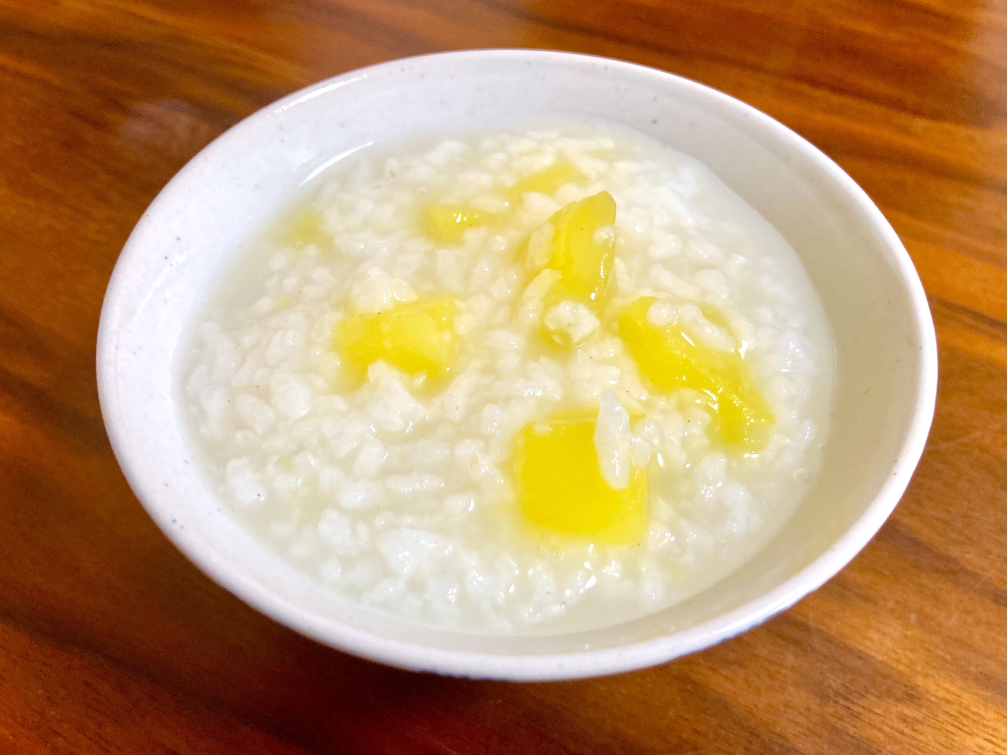 炊いたご飯で作る＊さつまいものお粥